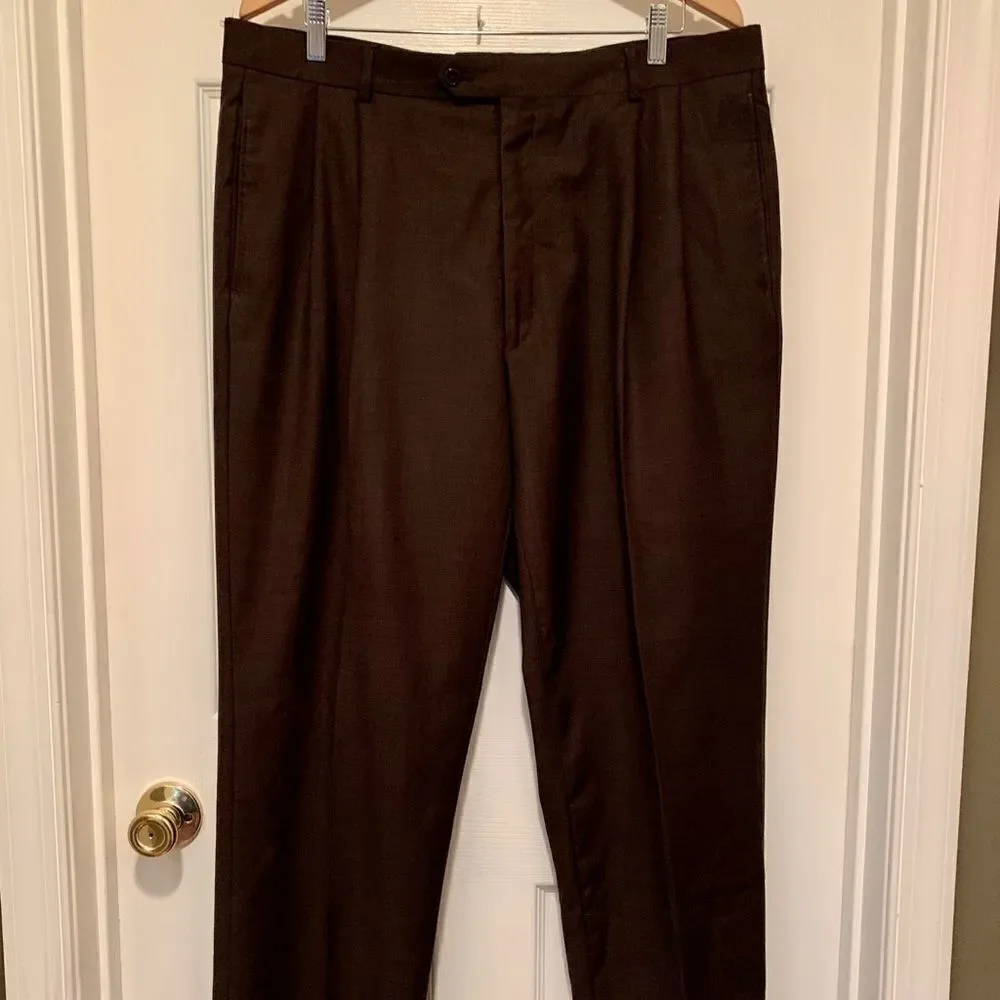 Jos A Bank Suit in Brownish Gray Size 43L - Picture 7 of 9